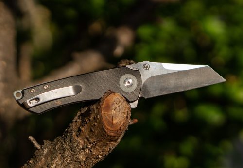 Kizer Mini Critical Micarta Black - outdoor, dirty