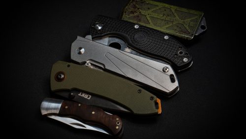 Image of Group of Knives with different Handle Materials