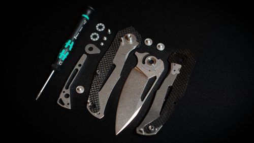 Disassembled Folding Knife