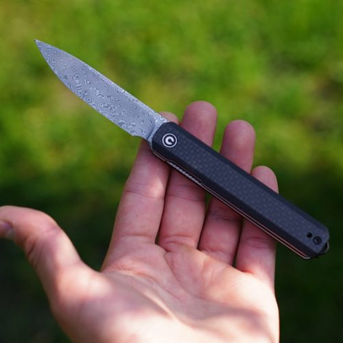 CIVIVI Exarch Liner Lock Front Flipper - Damascus