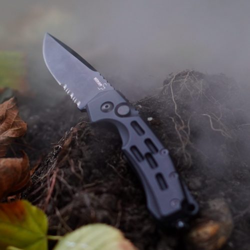 Button Lock Automatic Knife
