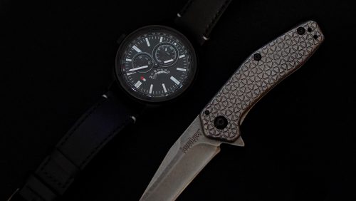 EDC Knife with Watch
