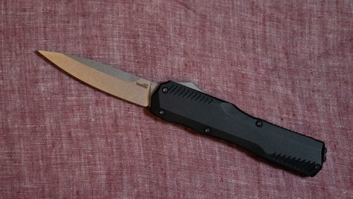 Kershaw livewire - OTF - Spearpoint Blade