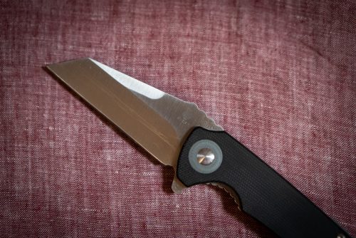 Kizer Mini Critical Micarta - Wharncliffe Klinge
