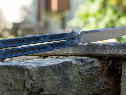 Maxace Banshee V2 Gray Satin Balisong