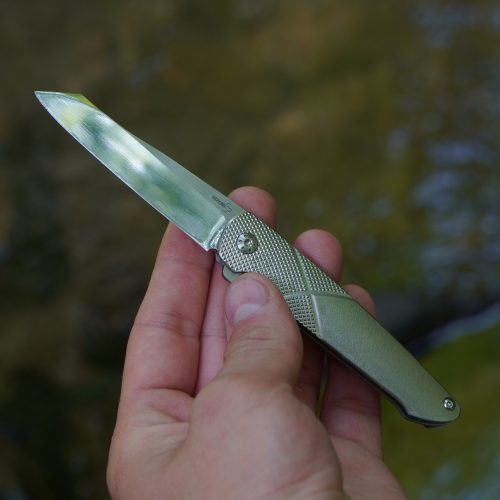 Boker Plus Gent-X Titanium - Reverse Tanto Blade